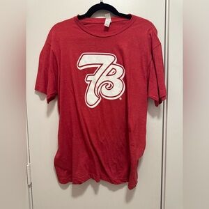 7 Brew Coffee Red Logo T-Shirt Men’s Large | Graphic Tee Casual Streetwear
